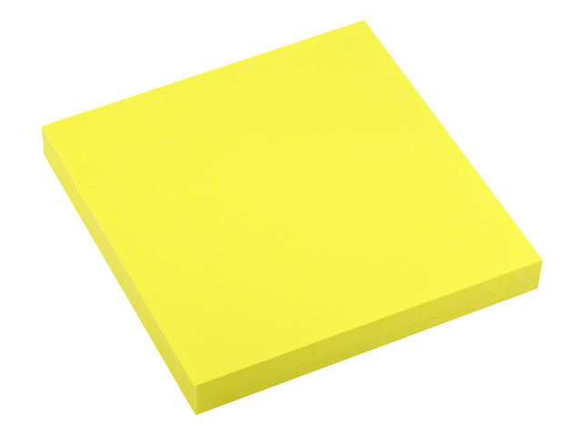 Info Opmerkingen 75x75mm fel geel blok a 80 vel
