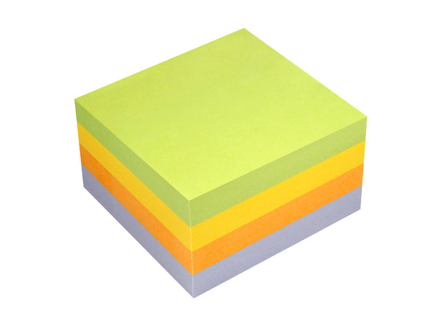 Info Notizen 75x75mm assorti Federblock a 400 vel
