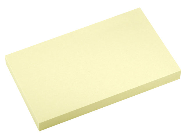 Powernotes Info-Notizen 125 x 75 mm, gelber Block mit 100 Blättern.