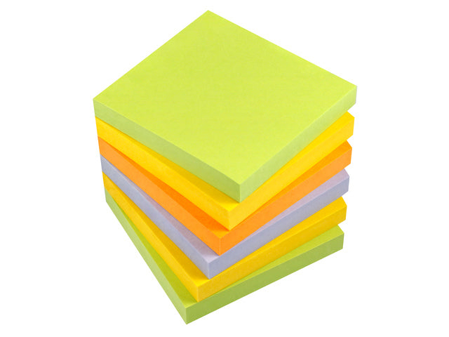 Info Opmerkingen 75x75mm assorti veerpak a 6 blok