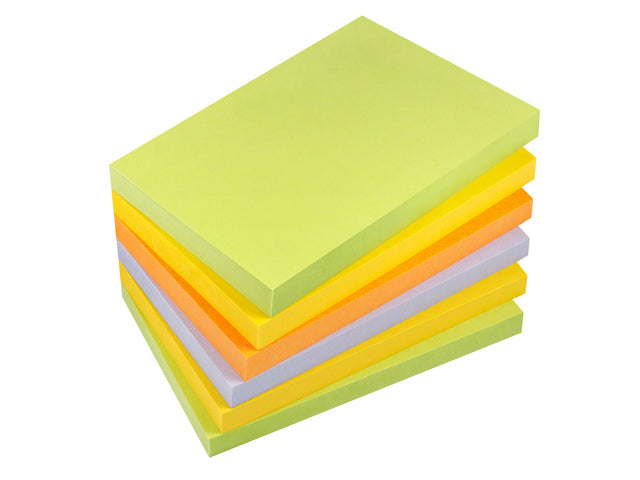 Info Notizen 125x75mm assorti Federpaket a 6 Block