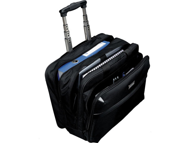 Business trolley Lightpak Xray zwart polyester