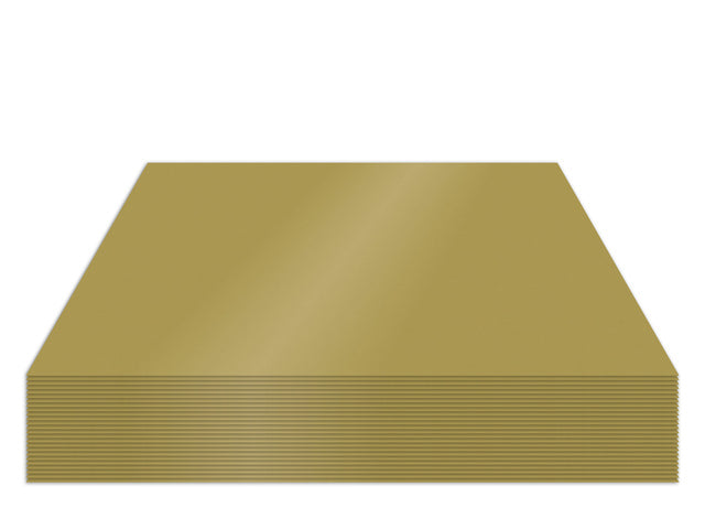 Fotokarton Kangaro 50x70cm 300gr goud pak 25 vel