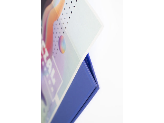 Kangaro ECO presentatieringband FSC A4 blauw D-25mm mechaniek