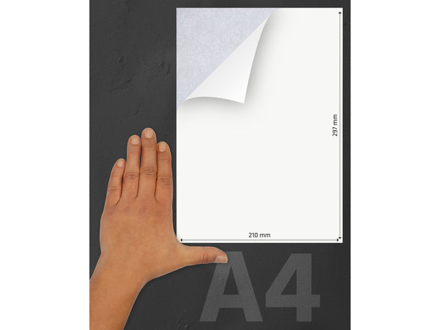Aufkleber Kangaro ILK 210 x 297 mm, à 100 Vel, 1 Aufkleber pro A4 Vel