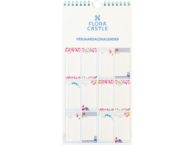 Verjaardagskalender Flora Kasteel