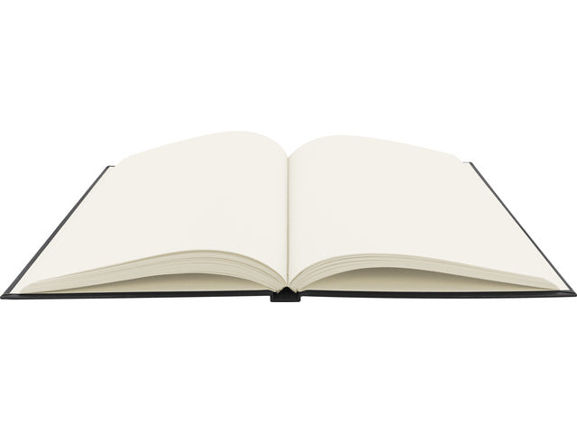 Dummyboek Kangaro A5 blanco 80 vel, zwart linnen kaft