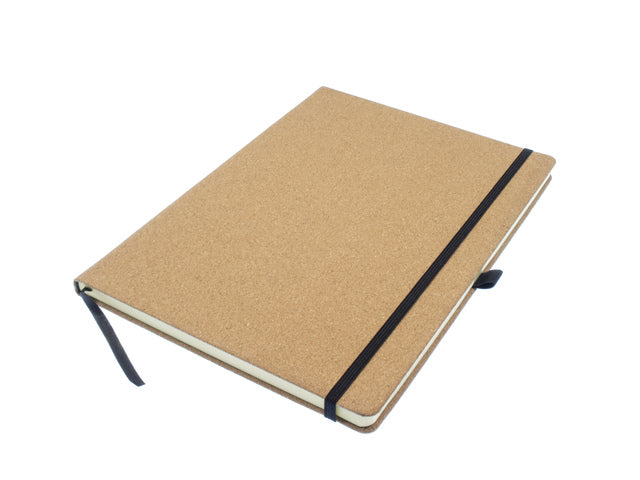 Kangaro-Notizbuch, A4, dickes Papier, HC, 96 Blatt, 80 Gramm, mit Elastik, Flusen und Federn