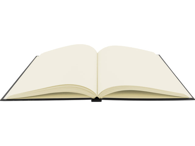 Dummyboek Kangaro A5 zwart hard dessin omslag 80 blad 140 grams crème papier