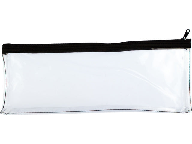 Etui Kangaro transparant 125x330mm zwarte rits