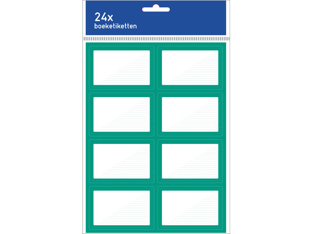 Boeketiket Kangaro 24 etiketten 3 3 stuks van 8 stuks groen