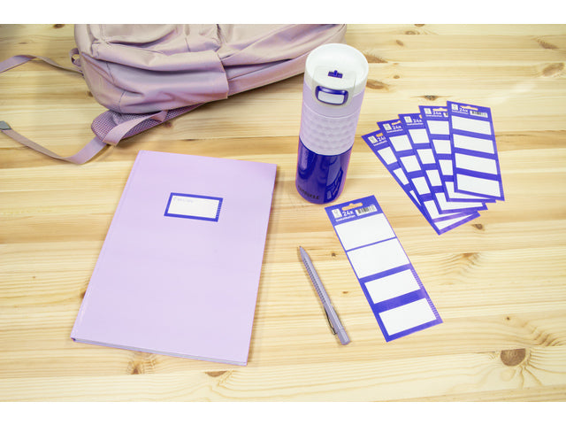 Boeketiket Kangaro 24 etiketten 6 gesloten van 4 stuks blauw