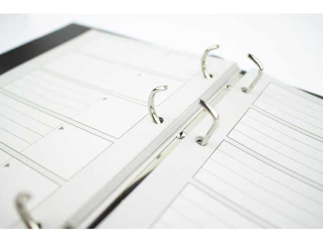 Telefoonregister Kangaro A-Z 4-rings zwart