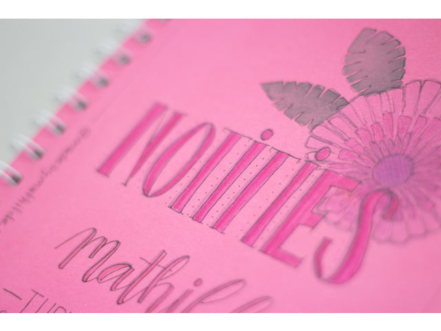 Plakbook Kangaro A5+ 120 Gramm 40 Vel, vorne rosa