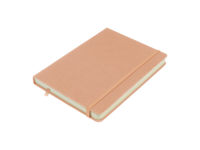 Schetsboek Kangaro A5, rosafarbenes PU, HC, 80 Blatt, 140 g, weiß, elastisch und fusselfrei