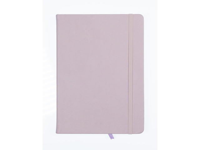 Schetsboek Kangaro A5 violett PU HC 80 Blatt 140gr Raumweiß mit Elastik und Flusen