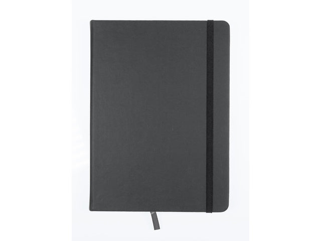 Schetsboek Kangaro A5 koudgrijs PU HC 80 vel 140gr roomwit met elastiek en lint