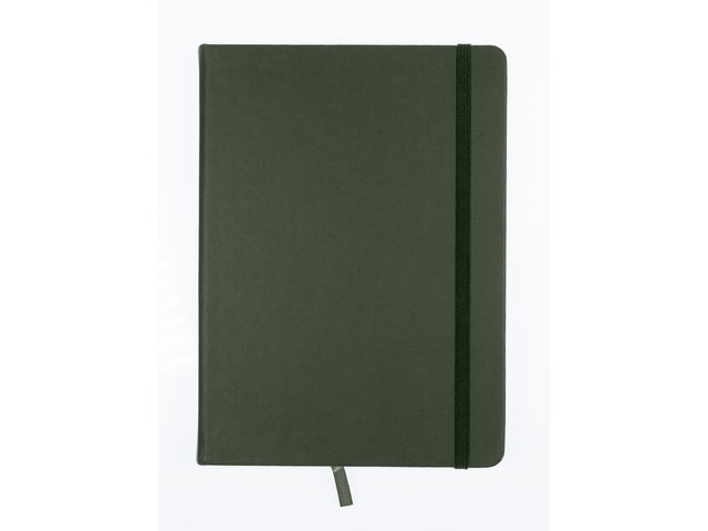 Schetsboek Kangaro A5 Forest Green PU HC 80 Vel 140gr Raumweiß mit Elastik und Flusen