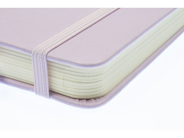Schetsboek Kangaro A4 violett PU HC 80 Blatt 140gr Raumweiß mit Elastik und Flusen