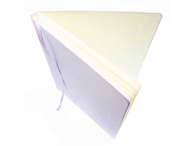 Schetsboek Kangaro A4 violett PU HC 80 Blatt 140gr Raumweiß mit Elastik und Flusen