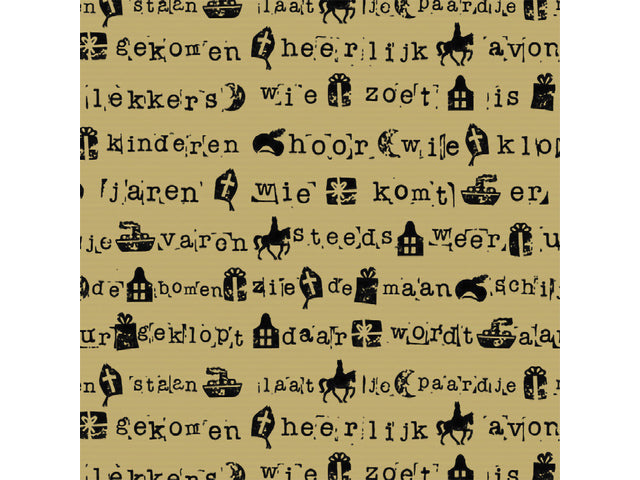 Cadeaupapier Kangaro Sint assorti 70 x 200 cm, 60 rol