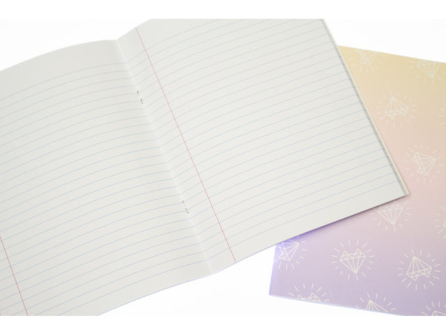 Schrift Galaxy Girl A5, Packung mit 4 Stück sortiert
