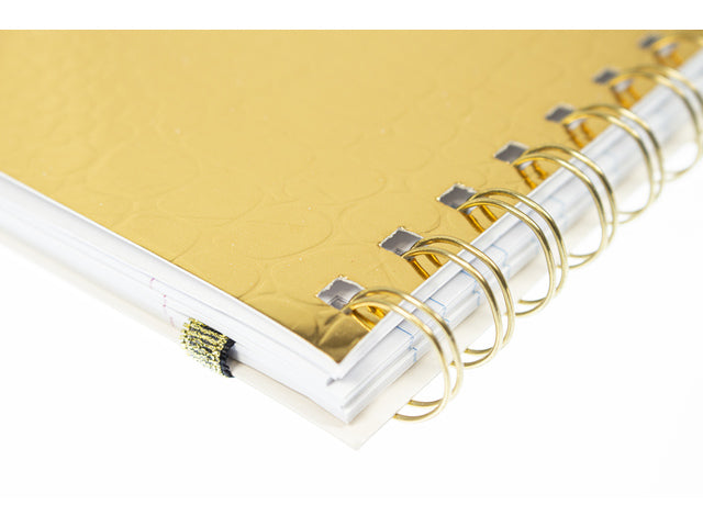 Spiraalboek Pure Croco A4 lijn pak a 5 stuks assorti