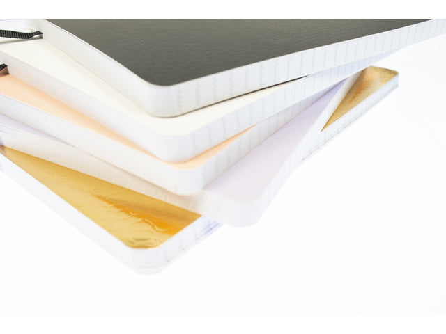 Notitieboek Pure Croco A5, Packung mit 5 Stück sortiert