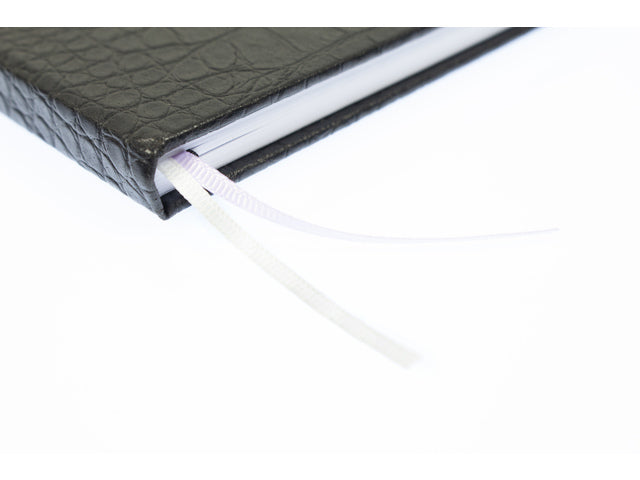 Benachrichtigungsbuch Pure Croco A5 PU HC, Packung mit 2 Stück, sortiert