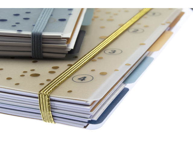 4-in-1 notitieboek A5 Naturel krimp van 2 stuks. Gelinieerd, 300 pagina's 80 grams papier
