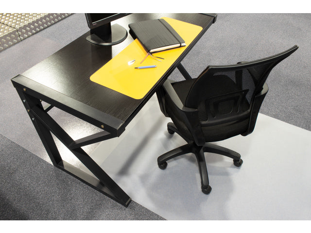 Bureaustoel Linea Felluca zwart/zwart met armleuning