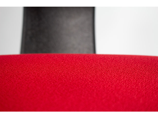 Bureaustoel Linea Tiger 01 rood/rood met armleuning