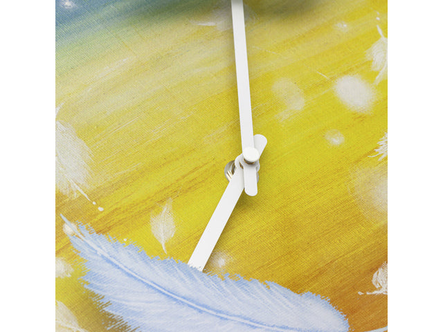 Wandklok Nextime dia 30cm multicolour kunststof Feathers
