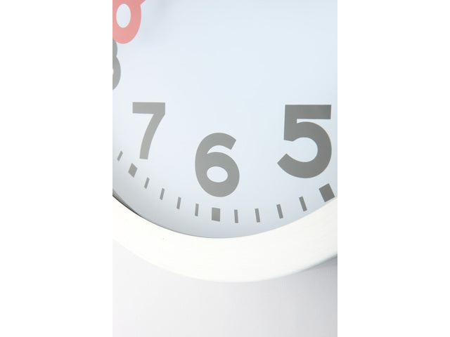 Wandklok NeXtime dia. 19 cm, geborstetes Aluminium, 'Station'