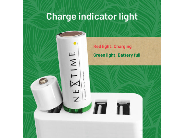 Nextime aufladbare AA-USB-Batterie im Blister mit 4 Stück