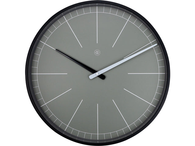 Wandklok nXt Grey Ø 40 cm grau