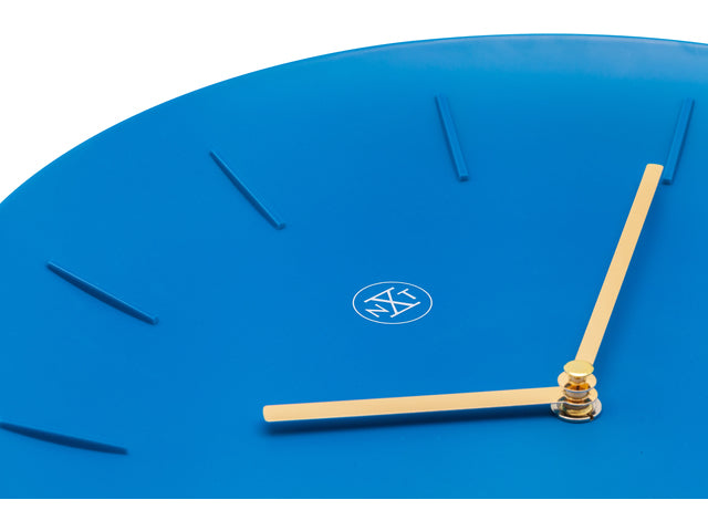 Wandklok nXt Schüssel Ø 30 cm türkis