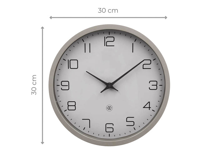 Wanduhr nXt ECO 30cm beige