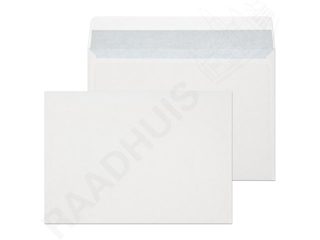 Envelop Raadhuis 162x229 C5 dienst plakstrip wit 80gr 50 stuks