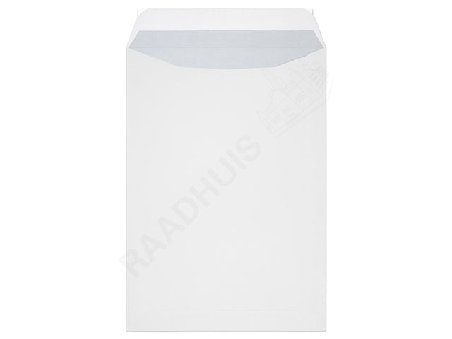 Envelop Raadhuis 229x324 C4 VL akte plakstrip wit 120gr 25 stuks