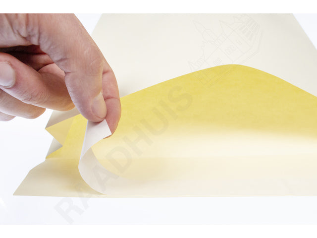 Monsterzak Raadhuis 230x350x38mm P230 cremefarbener Plattenstreifen für 125 Stück