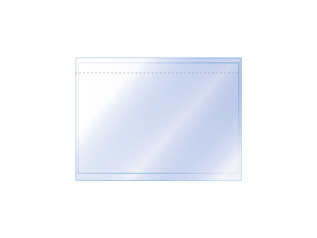 Paklijstenvelop binnenmaat 165x122mm A6 50 micron blanco 100 stuks