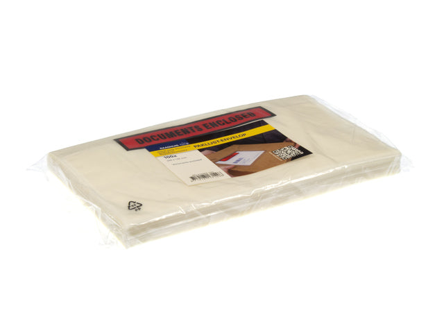 Packungsinhalt: 225 x 122 mm, DL, 50 Mikron, Dokumente enthalten, 100 Stück
