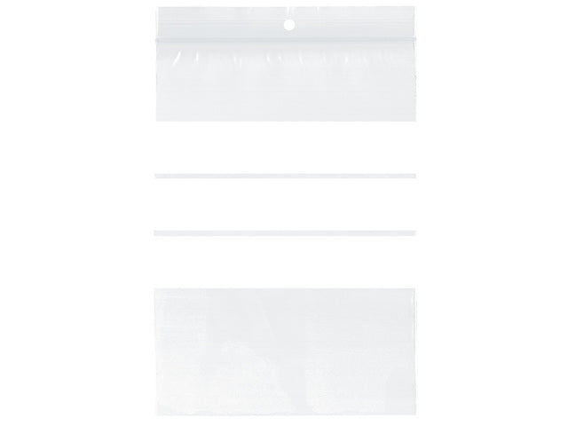 Gripzak Raadhuis 60x80mm met schrijfvlak, krimp a 100 stuks