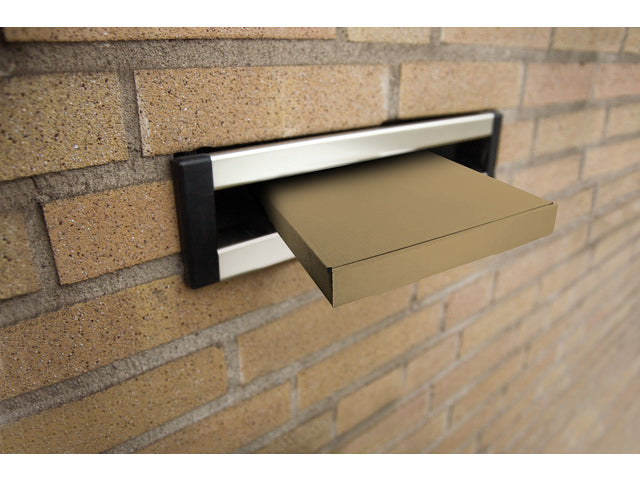 Brievenbusdoos Raadhuis 180x115x28mm krimp a 25 stuks golfkarton bruin