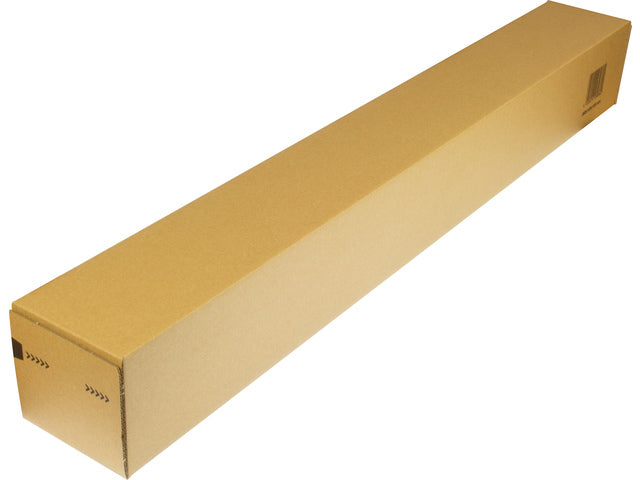 Verzendkoker Raadhuis vierkant A0 860x105x105mm krimp a 10 binnenmaat bruin