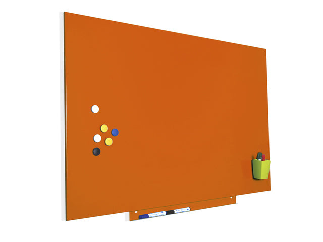 Whiteboard Rocada Skincolour 75x115cm orange gelakt