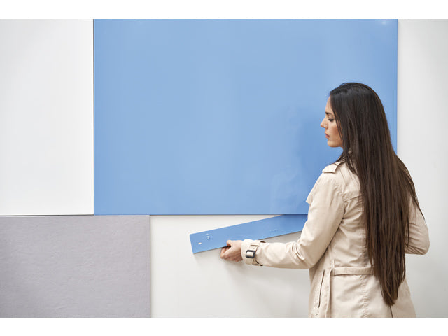 Whiteboard Rocada Huidskleur 100x150cm blauw gelakt
