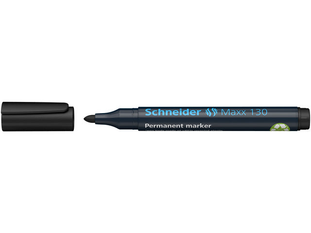 Marker Schneider Maxx 130 permanent runder Punt schwarz