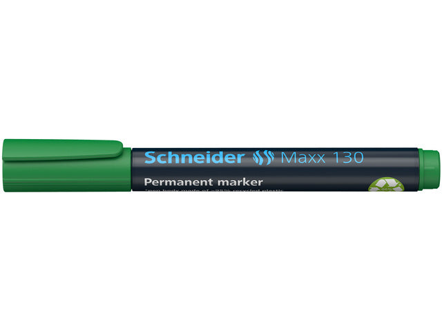 Marker Schneider Maxx 130 permanente ronde punt groen
